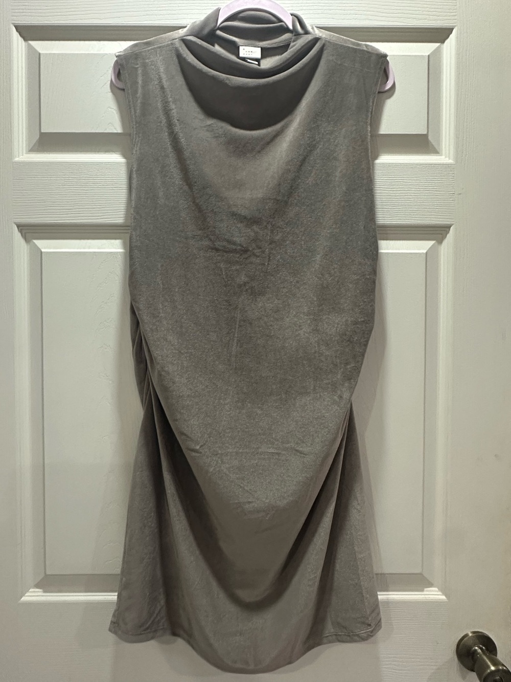 a new day Sleeveless Cowl Neck Midi Dress in Gray